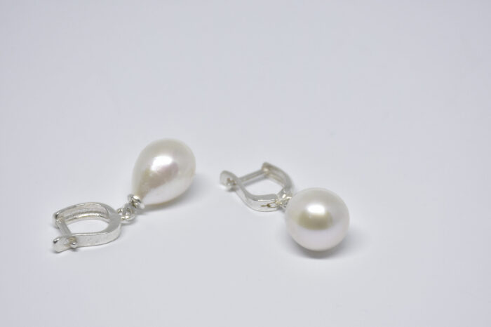 925 Sterling Silver Natural Pearl Earring AH-0014 - 2