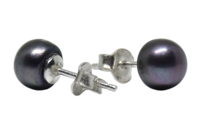 925 Sterling Silver Natural Pearl Earring AH-0070 - 4