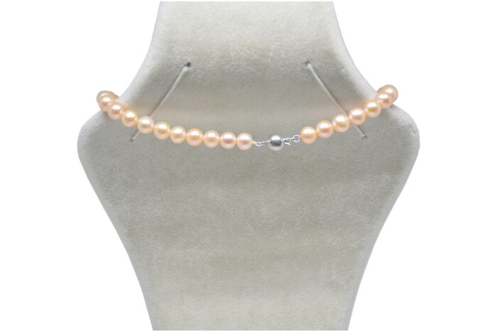 Ahsen 925 Sterling Silver White Pearl Necklace AH-0085 - 1